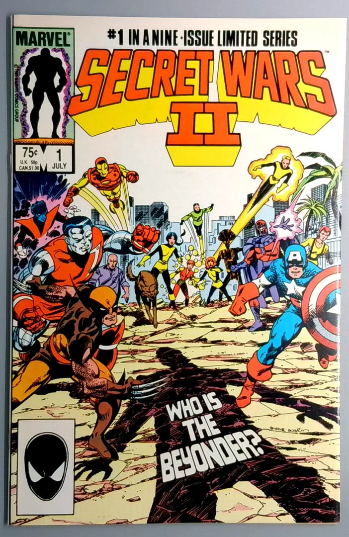 Secret Wars II #1 NM 1st Appearance of Thundersword stewart Cadwall
