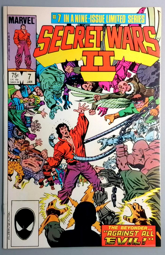 Secret Wars II #7 VF/NM Direct Edition Marvel 1986