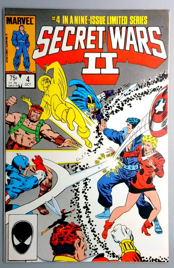 Secret Wars II #4 NM- 1st Appearance of Algrim the Strong As Kurse MARVEL 1985
