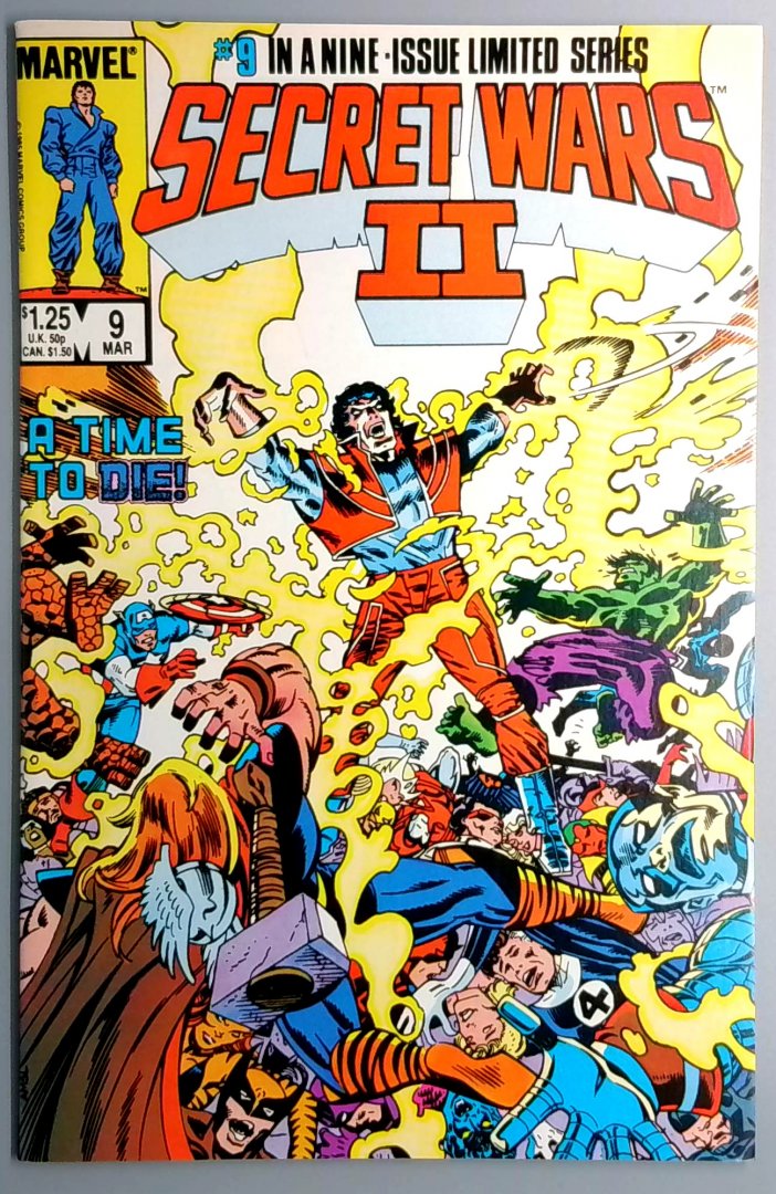 Secret Wars II #9 NM- Death of Beyonder Marvel 1986