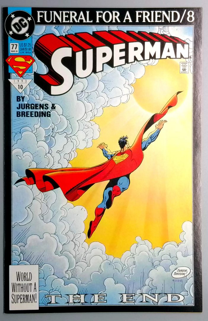 Superman #77 NM Funeral for a Friend Part 8 - Comic Book - None