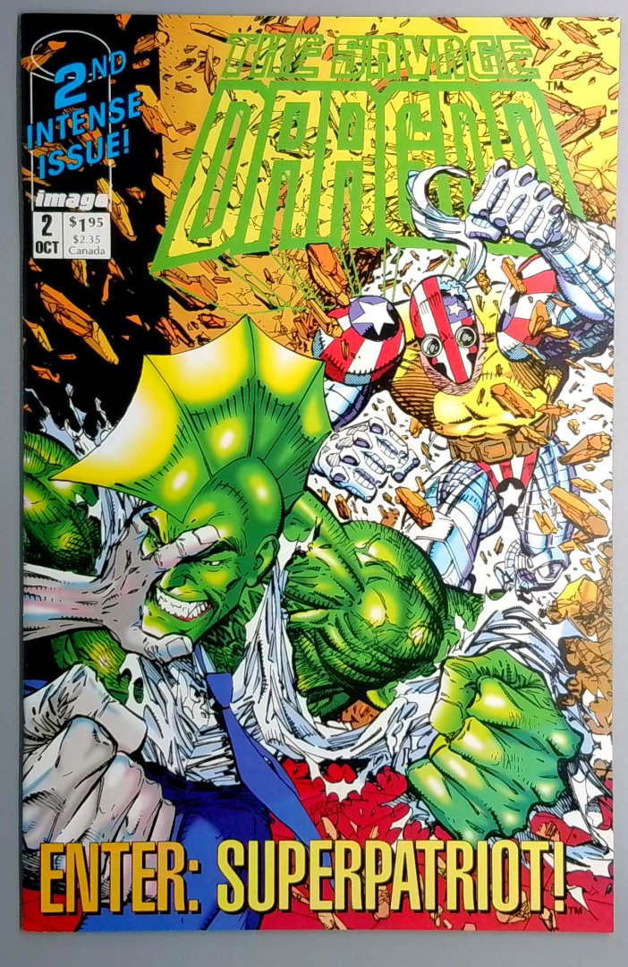 Savage Dragon #2 NM Superpatriot Appears Direct Edition Image 1992
