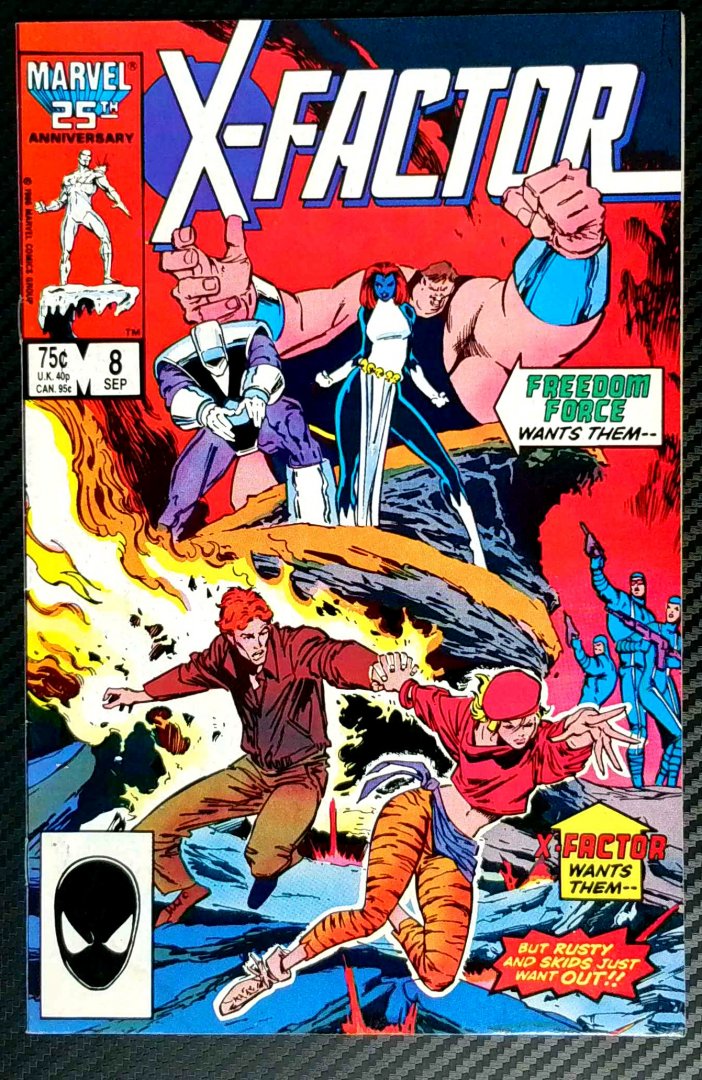 X-Factor #8 Direct Edition Marvel 1986