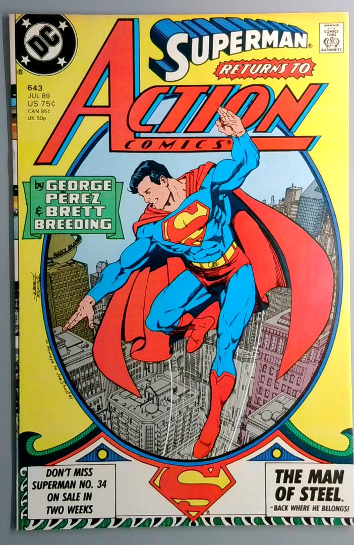 Action Comics #643 VF DC 1989