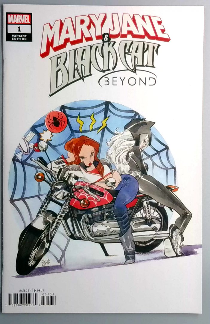 Mary Jane & Black Cat: Beyond #1 VF Peach Momoko Virgin Cover Marvel 2022