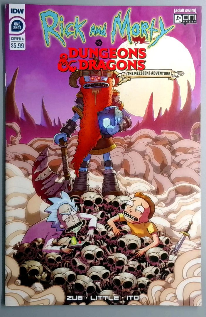 Rick and Morty Vs. Dungeons & Dragons: the Meeseeks Adventure #1 Idw 2022