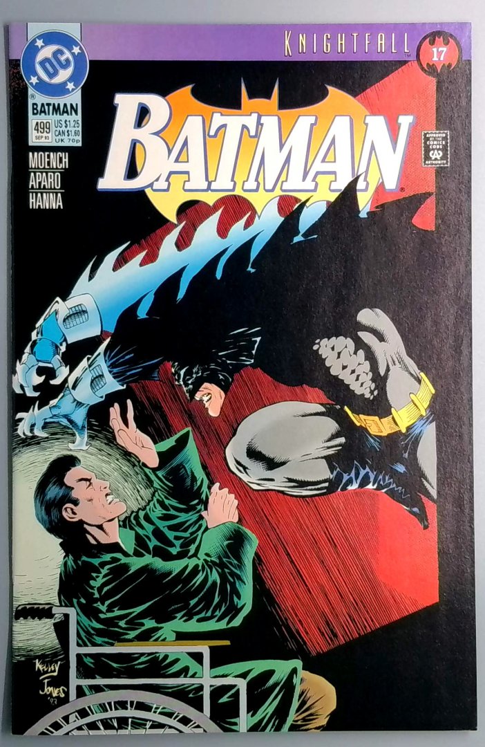 Batman #499 VF/NM Knightfall Part 17 DC 1993