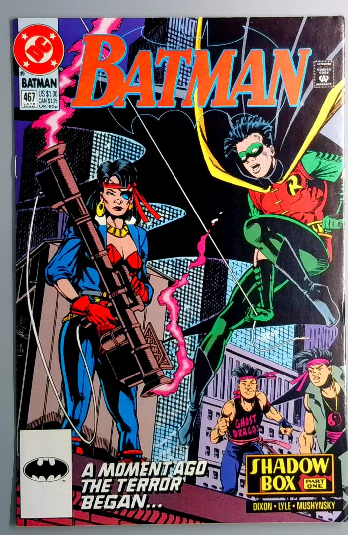 Batman #467 VF Shadow Box 1 DC 1991
