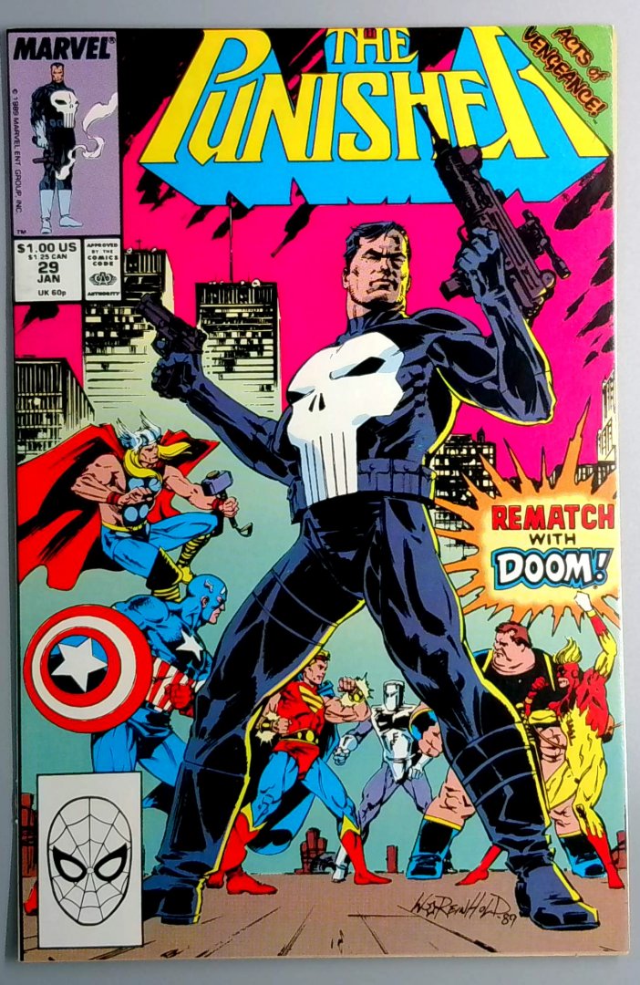 Punisher #29 NM- Marvel 1990