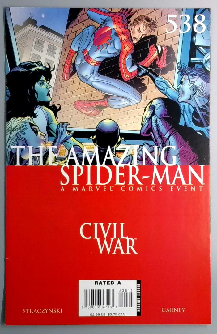 Amazing Spider-Man #538 Direct Edition Marvel 2007