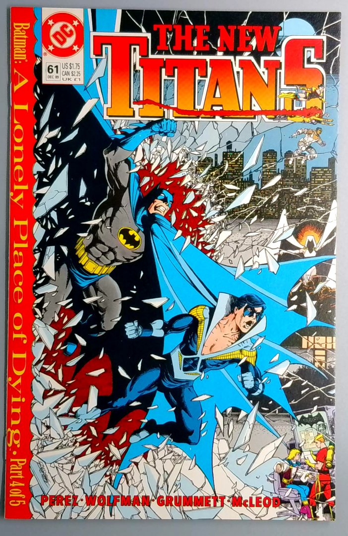 New Titans #61 VF+DC 1989