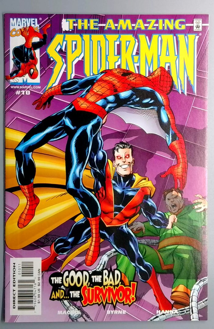 Amazing Spider-Man #10 VF+ 1st Captain Power  Marvel 1999