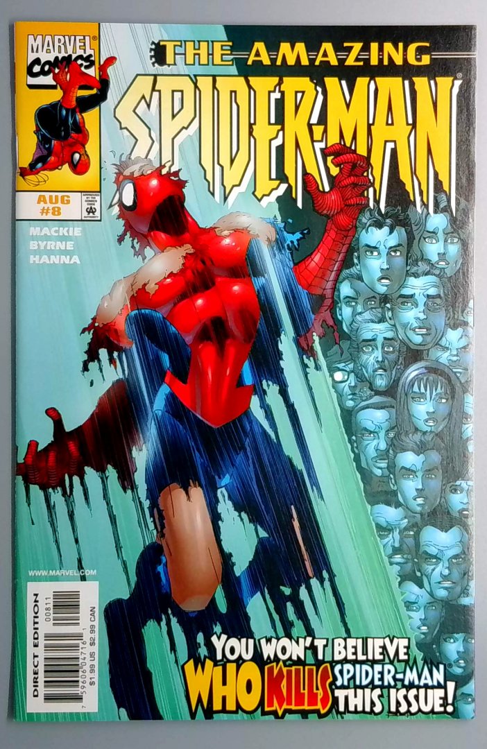 Amazing Spider-Man #8 NM Mysterio illusions of Kingpin Marvel 1999