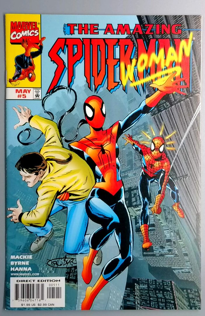 Amazing Spider-Man #5 NM- First Evil Spider-Woman MARVEL 1999