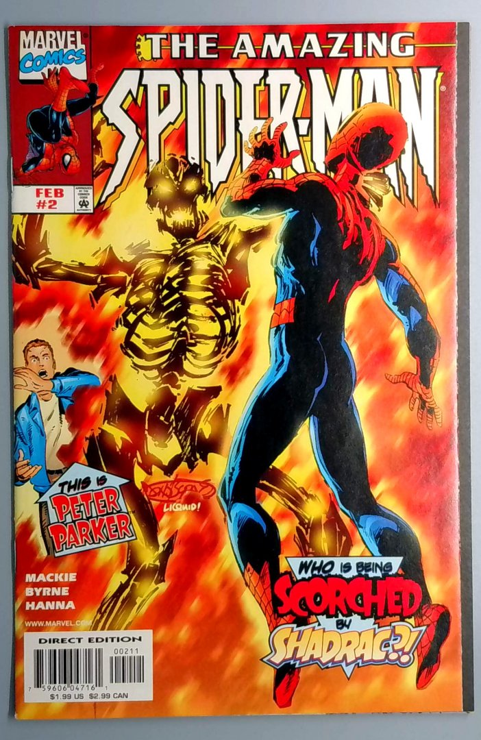 Amazing Spider-Man #2 NM- 1st Appearance of Shadrac Marvel 1999