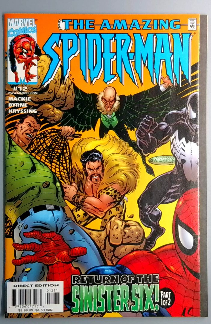 Amazing Spider-Man #12 NM the Sinister Six part 1 Marvel 1999