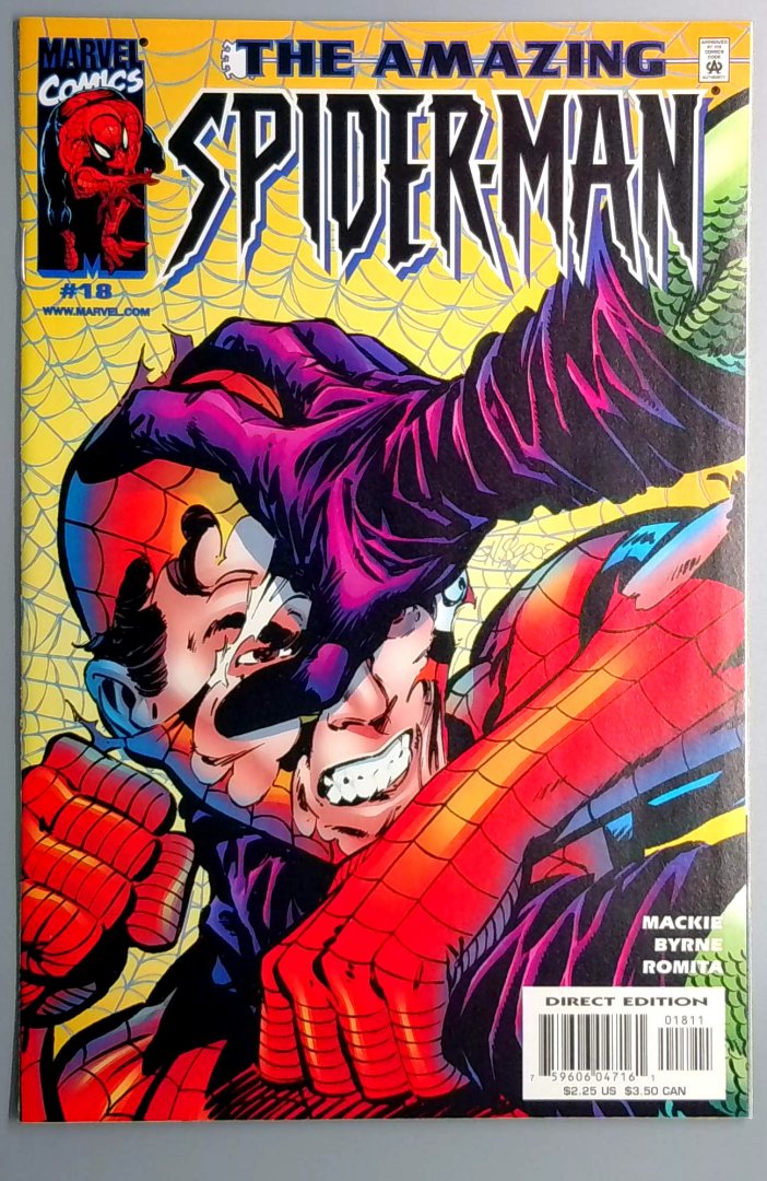 Amazing Spider-Man #18 NM Green Goblin 5 Direct Edition Marvel 2000