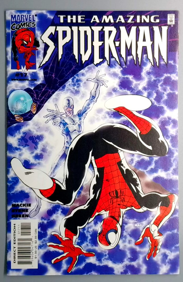 Amazing Spider-Man #17 NM Electro, Mysterio, Sandman Direct Edition Marvel 2000