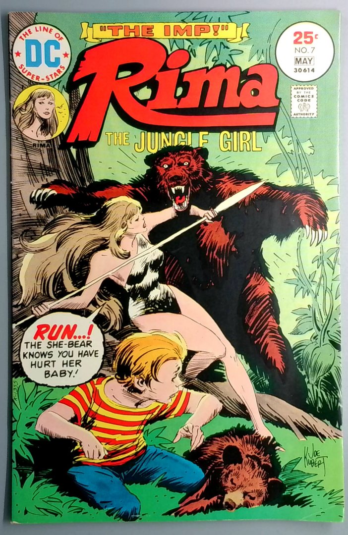 Rima, the Jungle Girl #7 VF- DC 1975
