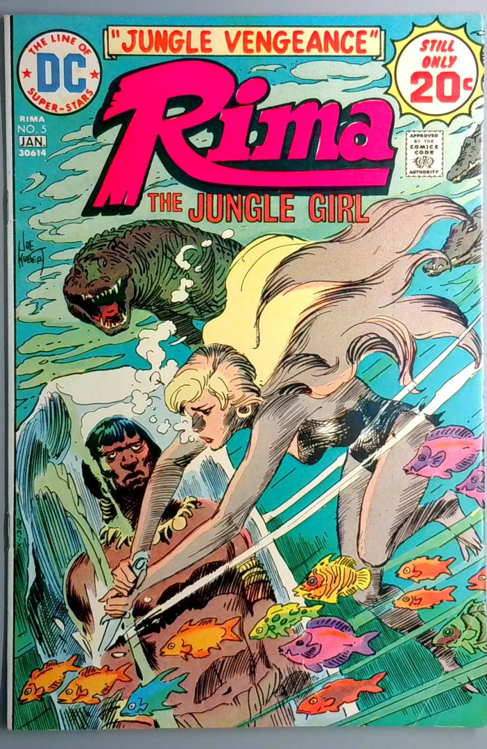 Rima, the Jungle Girl #5 DC 1975