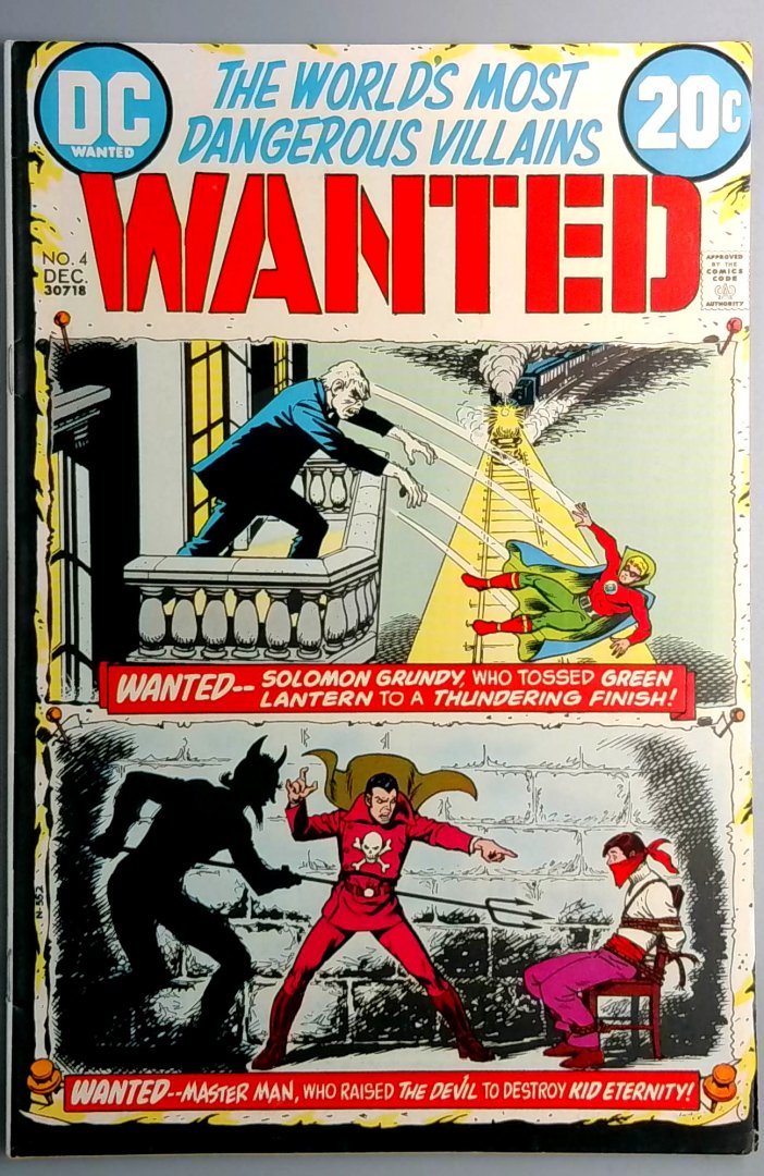 Wanted, the Worlds Most Dangerous Villains #4 FN/VF DC 1972
