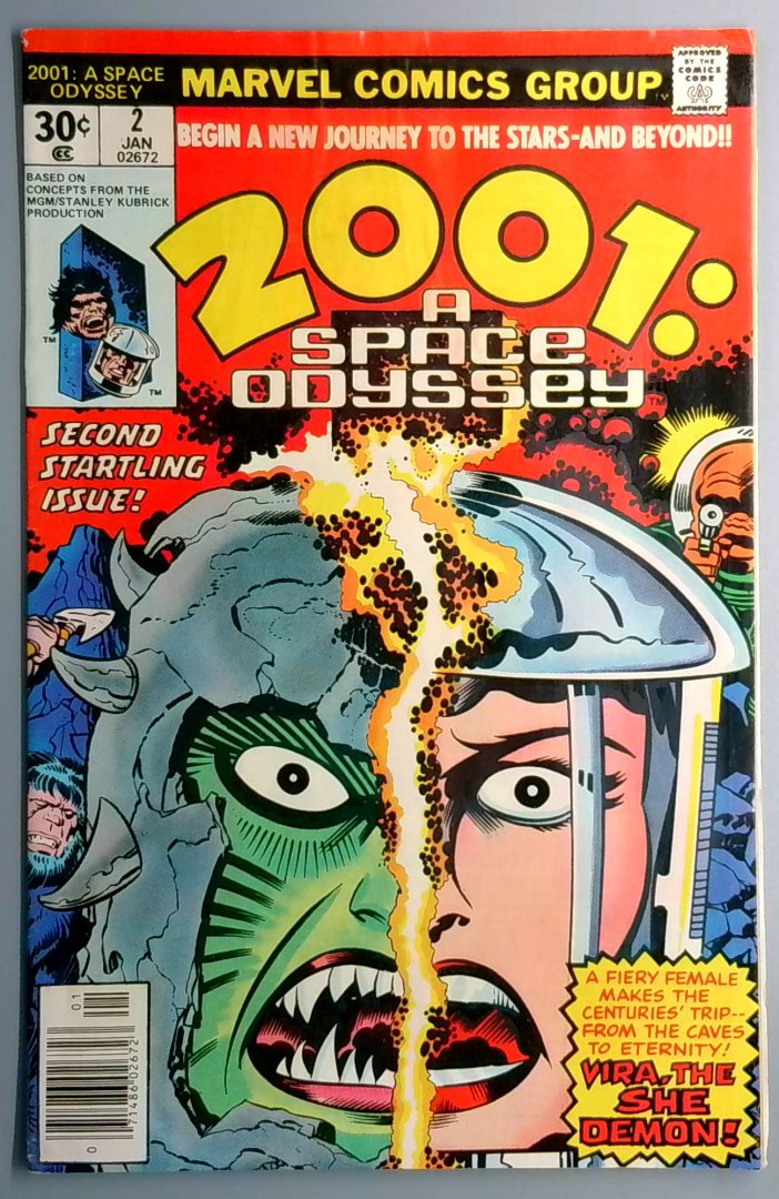 2001: a Space Odyssey #2 VG+ Marvel 1977