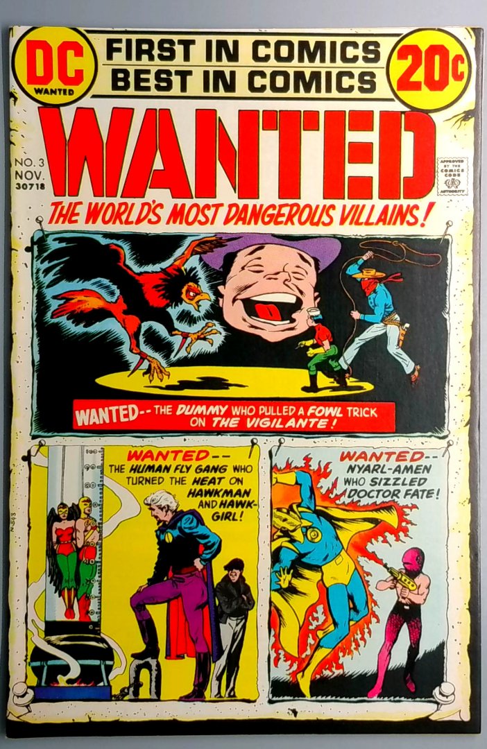 Wanted #3 VF/NM DC 1972