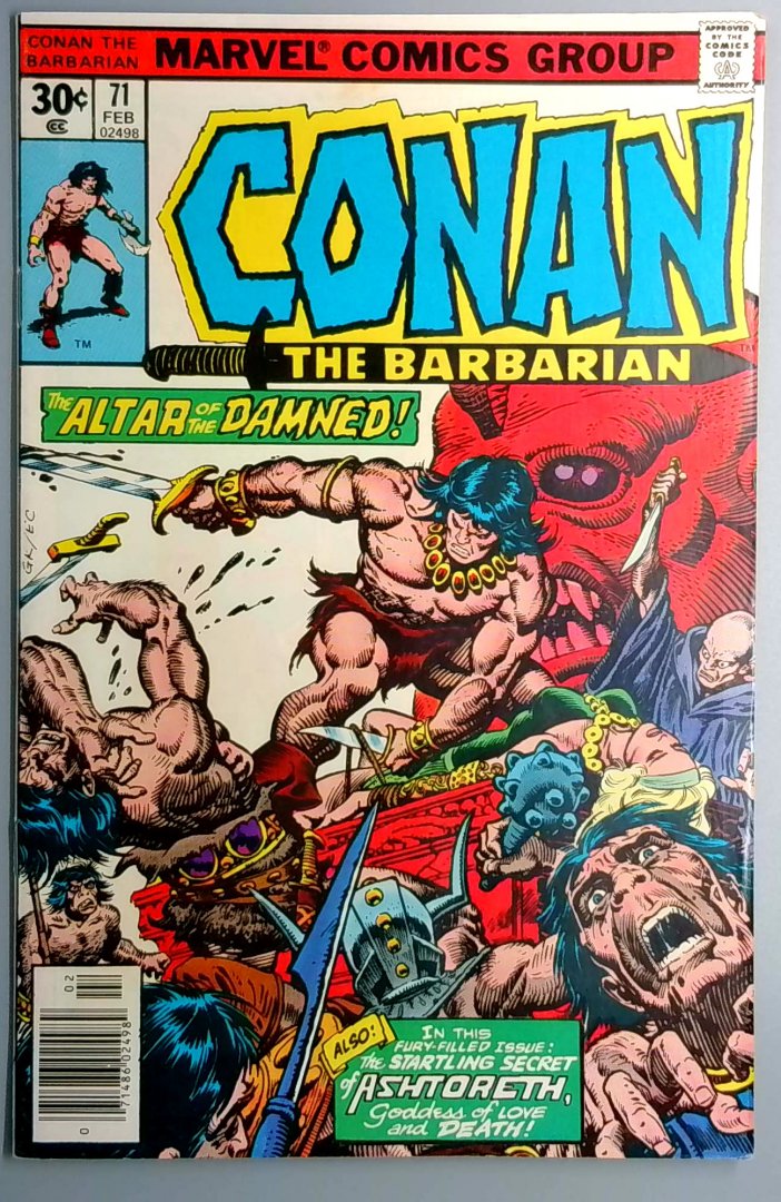 Conan the Barbarian #71 VF+ Marvel 1976