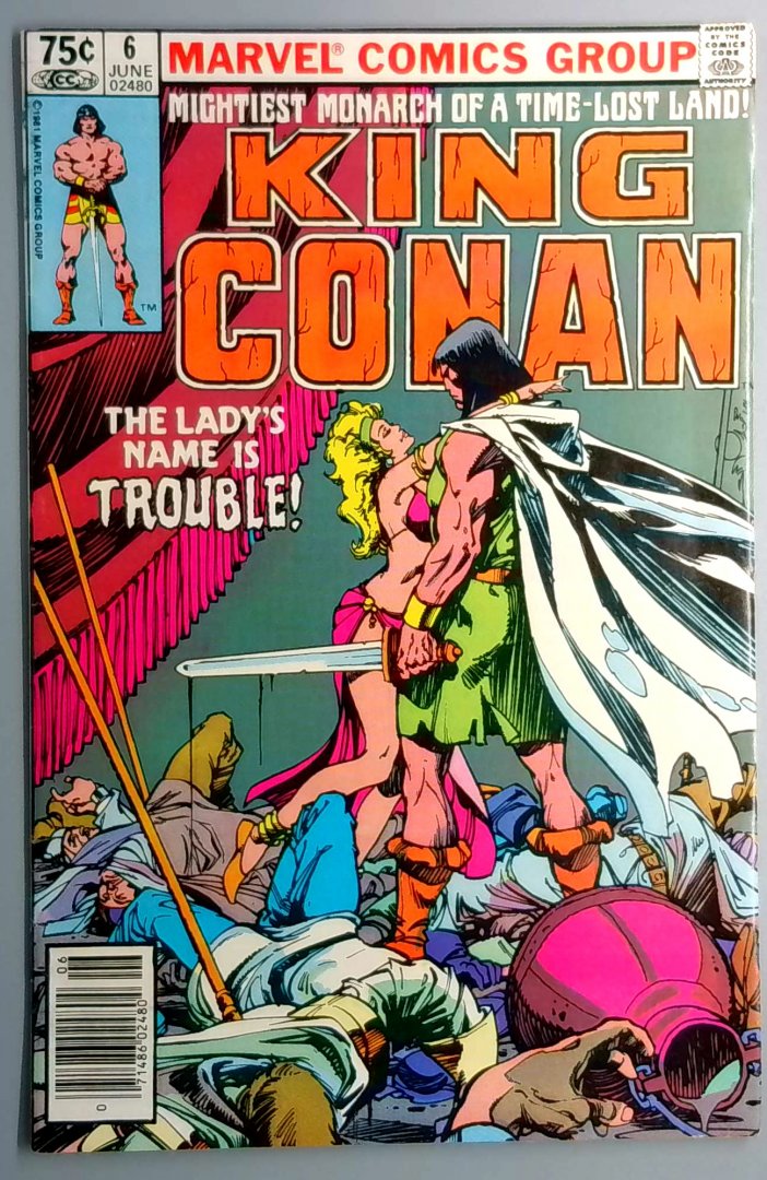 King Conan #6 VF Marvel 1981