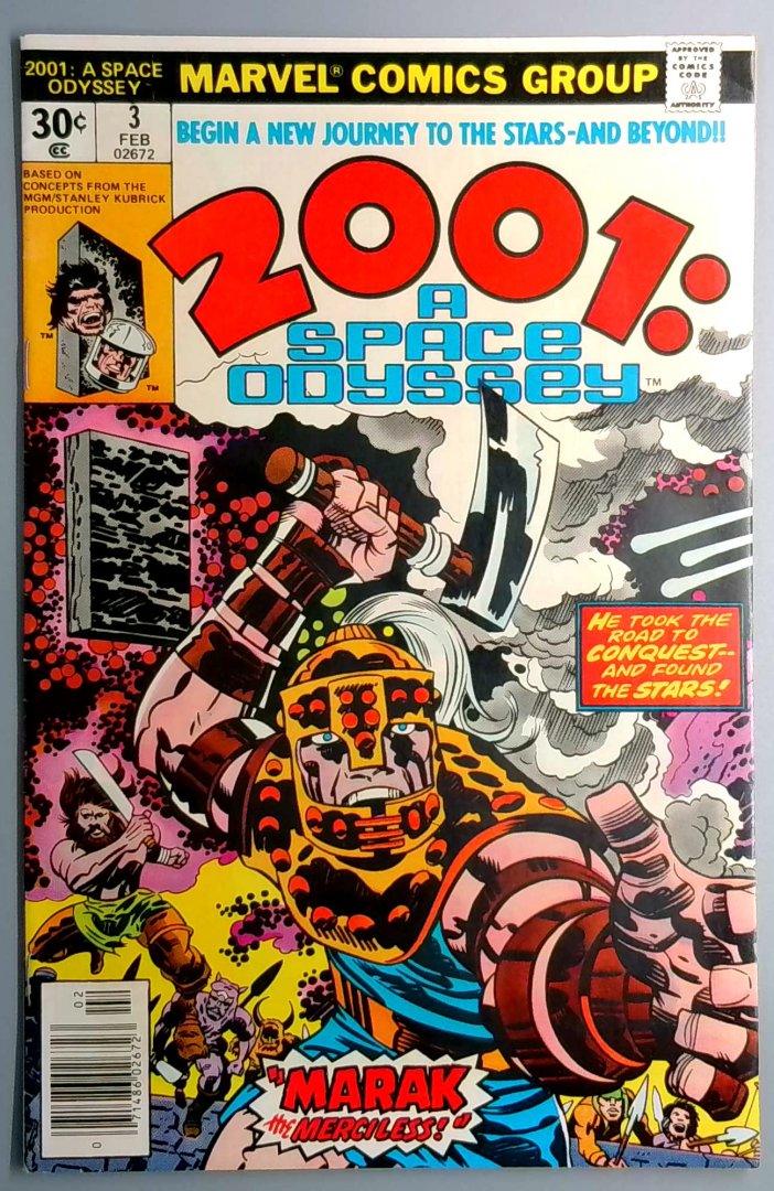 2001: a Space Odyssey #2 VF+ Marvel 1977 COPY2