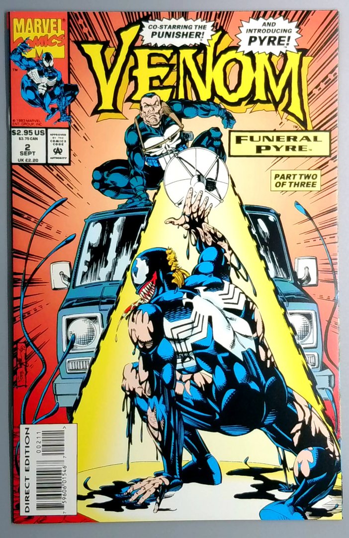Venom: Funeral Pyre #2 NM- Marvel 1993