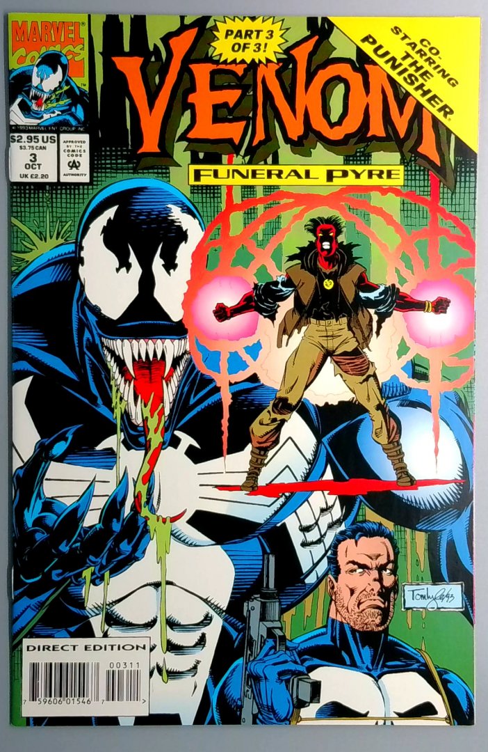 Venom: Funeral Pyre #3 NM- Marvel 1994