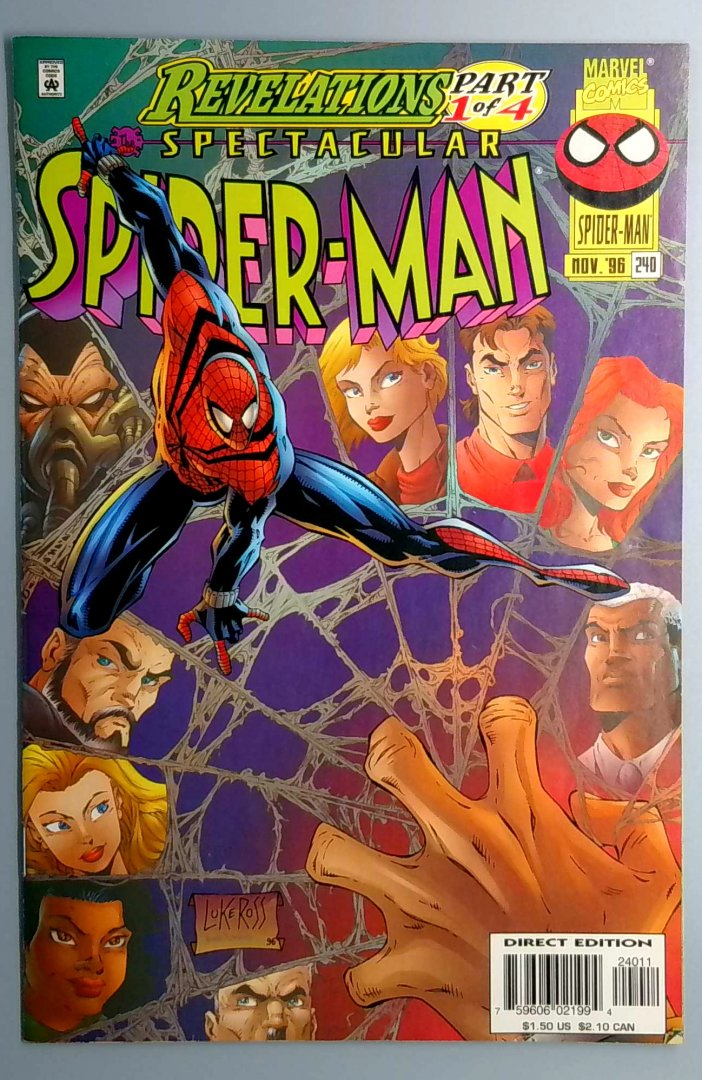 Spectacular Spider-Man #240 Direct Edition Marvel 1996