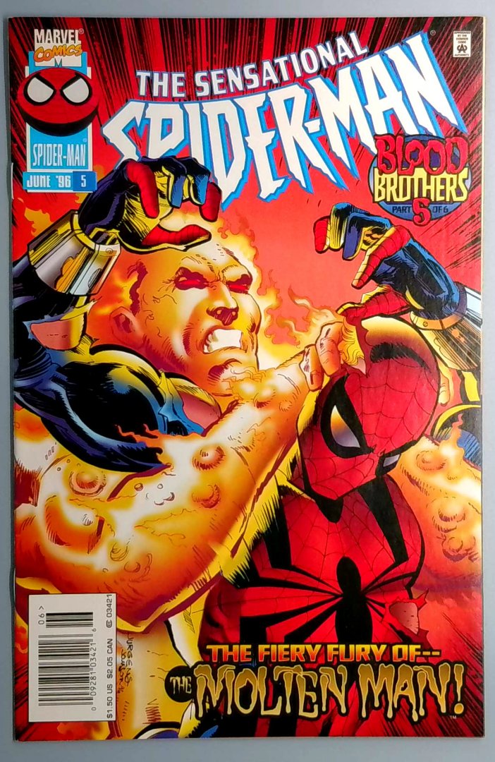 Sensational Spider-Man #5 VF/NM Newsstand Edition Marvel 1996