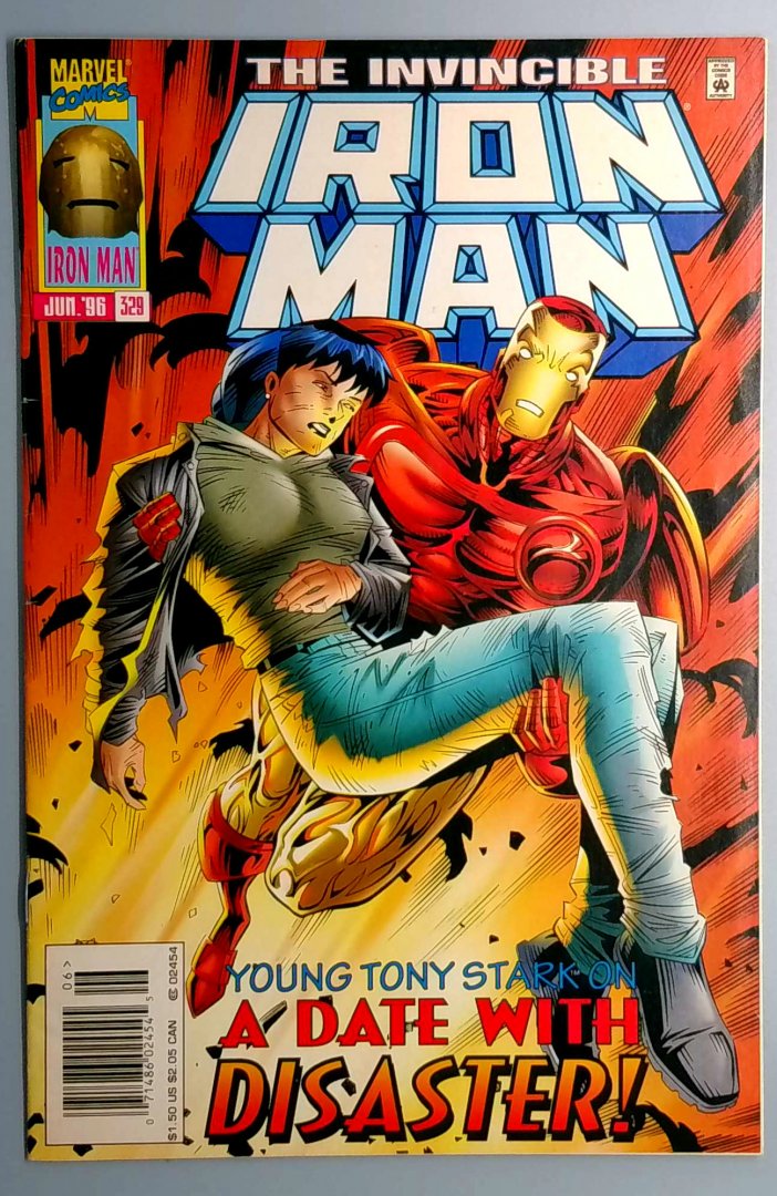 Iron Man #329 VF- Newsstand Edition Marvel 1996
