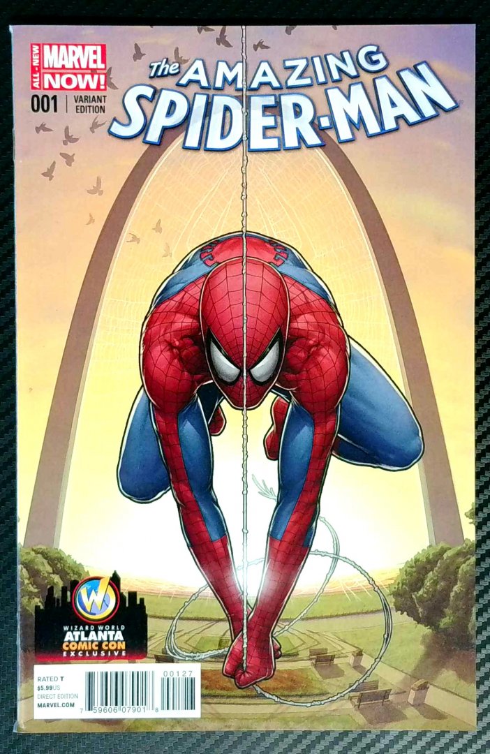 The Amazing Spider-Man #1 Wizard World Atlant Excl Color Variant NM- 2014 Marvel