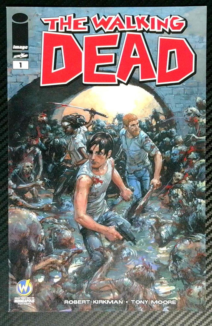 The Walking Dead #1-Wwmin NM Clayton Crain Image 2015