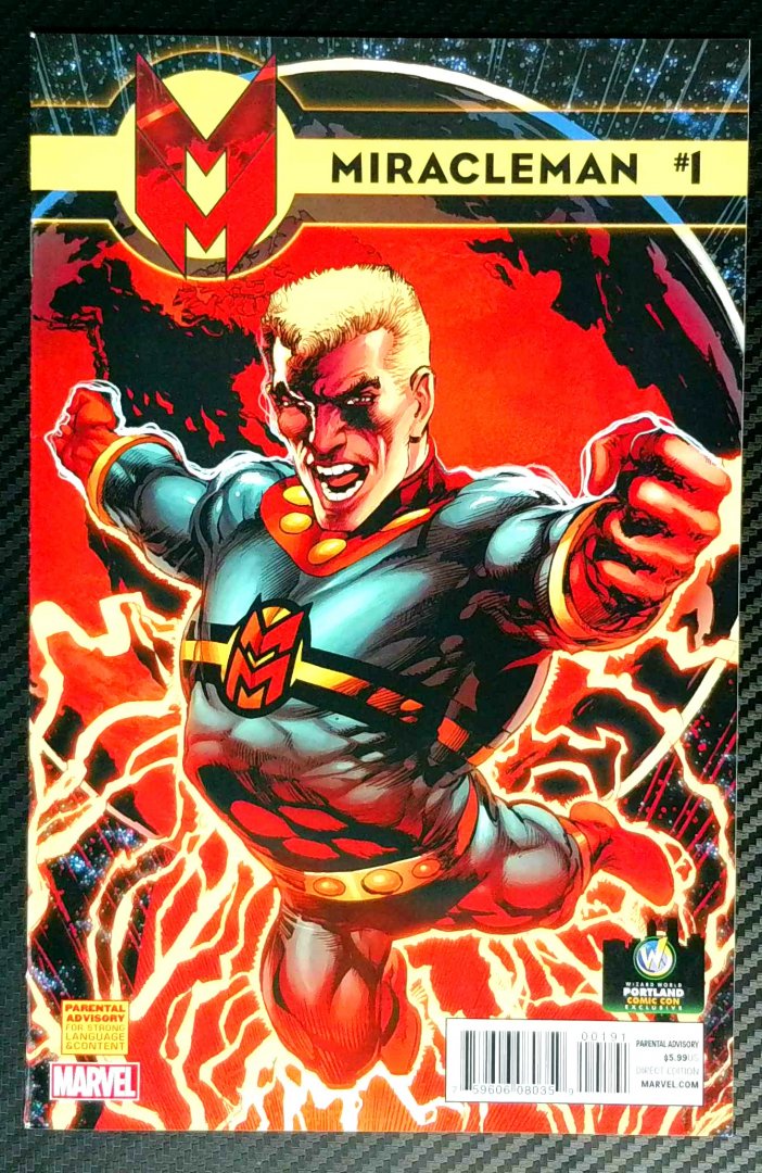 Miracleman #1-Wwport-B NM- Frank Martin, Neal Adams 2014 Marvel