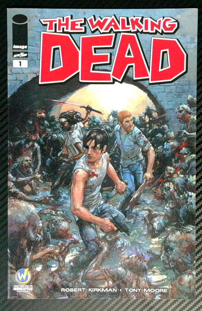 The Walking Dead #1-Wwmin NM- Clayton Crain Image 2015