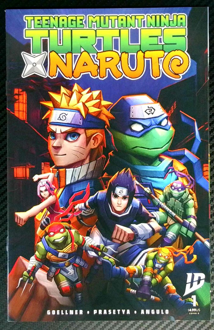 Teenage Mutant Ninja Turtles X Naruto #1d NM Andres Moncayo Idw 2024