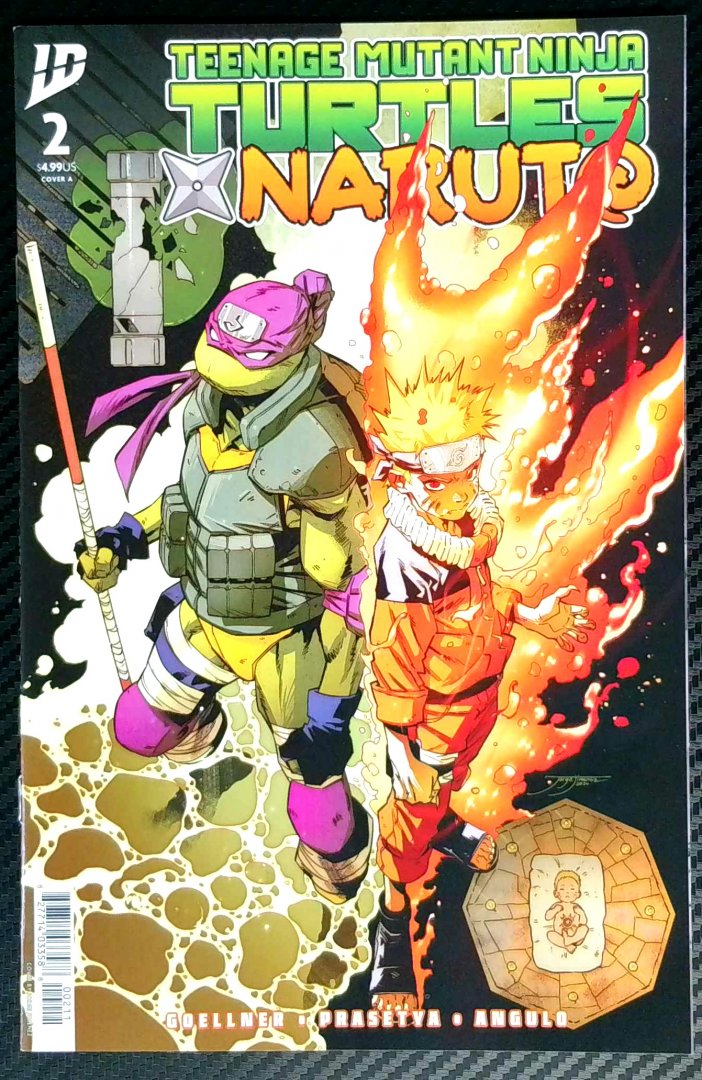 Teenage Mutant Ninja Turtles X Naruto #2 NM Jorge Jimenez 2025 Idw