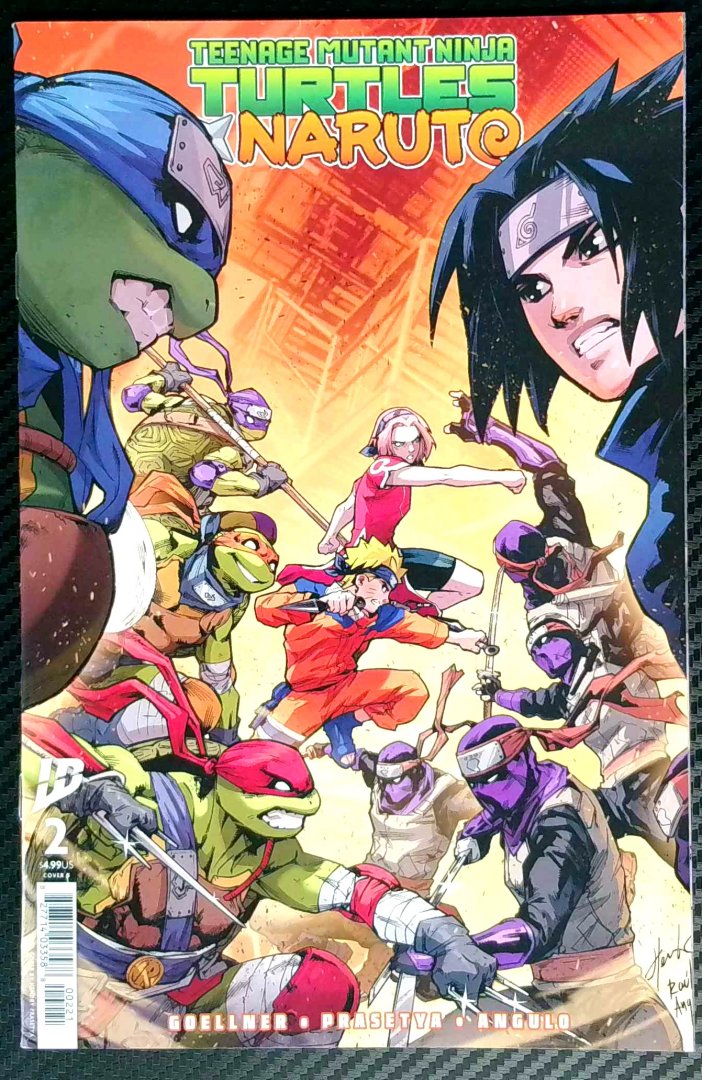 Teenage Mutant Ninja Turtles X Naruto #2 NM Hendry Prasetya Idw 2025
