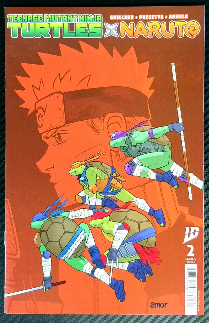 Teenage Mutant Ninja Turtles X Naruto #2 NM Idw 2025