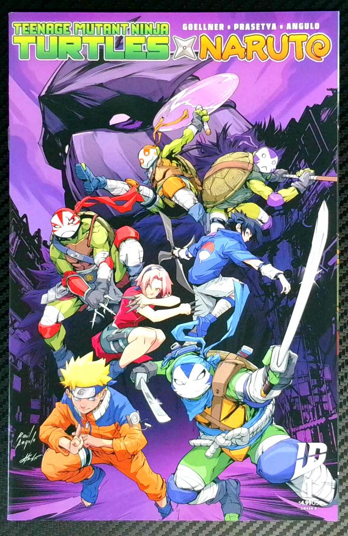 Teenage Mutant Ninja Turtles X Naruto #1 NM Hendry Prasetya Mini-Series Idw 2024