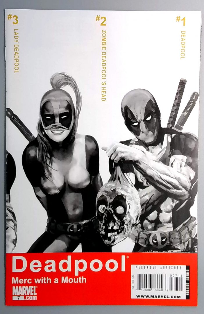 Deadpool: Merc with a Mouth #7 VF/NM 1st Lady Deadpool Marvel 2010