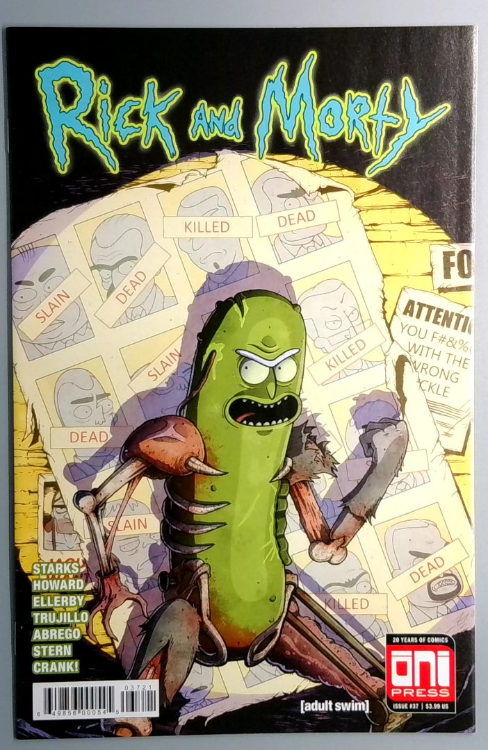 Rick and Morty #37 NM Days of Future Past Homage Variant Oni Press  2018