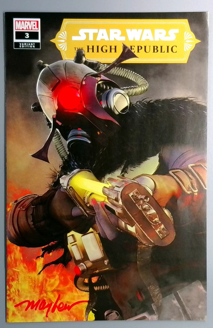Star Wars: The High Republic #3 NM MIKE MEYHEM SIGNED VARIANT Marvel 2021