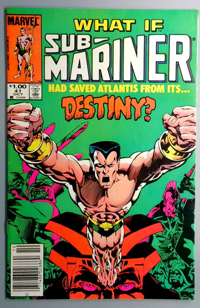 What If...? #41 Sub-Mariner Had Saved Atlantis? Direct Edition Marvel 1983