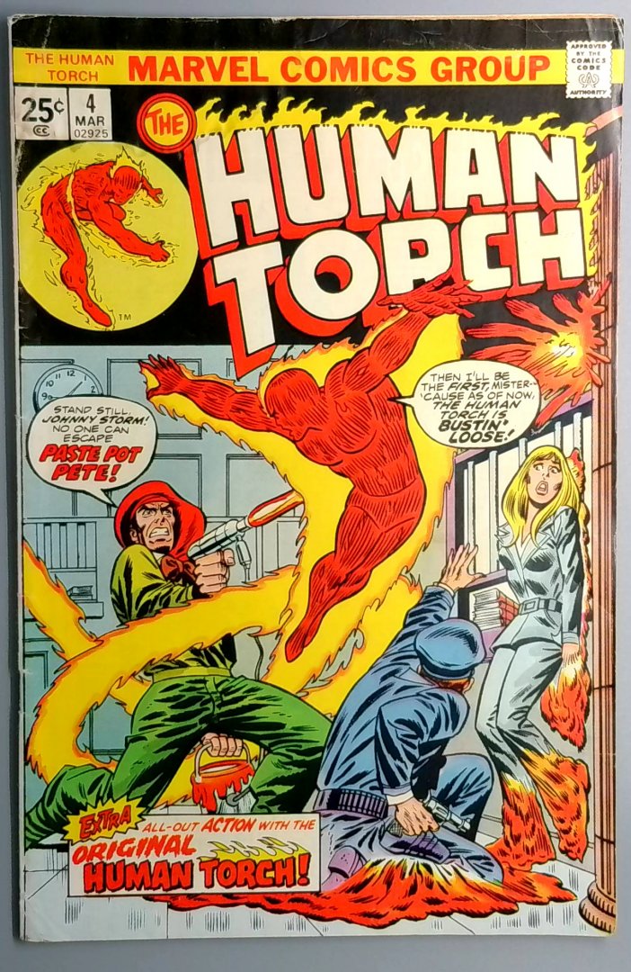 Human Torch #4 VG- Marvel 1975
