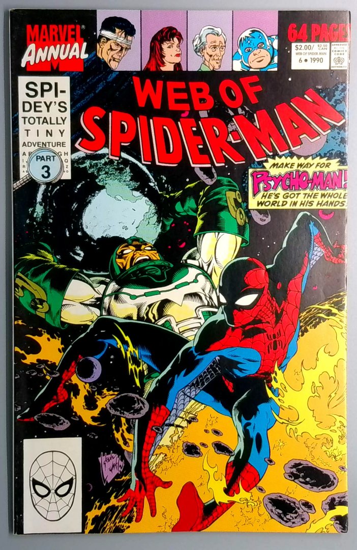Web of Spider-Man Annual #6 VF/NM Marvel 1990